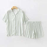 Green Striped Homewear Pajama