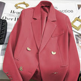 Fongt 2025 New Black British Style Suitcase Lady French Style Fashioned Small Suit Woman