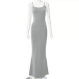 Fongt Suspension Dress Women's Dresses 2025 Summer New Sexy Hottie Skinny Fishtails