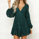 Women Lace Hollow Out Shirt