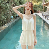 Women Sweet Casual Hot Sale Fashion New Temper Female Young Summer Cozy Patchwork Korean Style Ins Youth Sexy