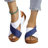 Fongt Sandals Women 2025 Summer New Pine Cake Thick Bottom With Skirt Casually Exposed Toe Beach Cool