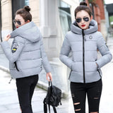 Cotton-Padded Jacket Women Winter Korean Version Slim Thin Padded Jacket New Down Padded Coat Women Warm Student Coat-Outfit