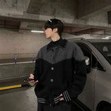 Fongt Stitched Knitted Jersey Jacket Oversize Winter 2025 New Trend Design For Couples Sweater