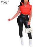 Women Solid Cotton Padded Vest Coat Zipper Stand Collar Sleeveless Asymmetrical Parkas Crop Top Casual Bread
