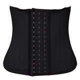 Fongt Steel Bones Summer Breathable Mesh Latex Bodywear Waist Trainer Postpartum Waist-To-Belt