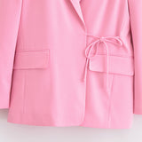 Fongt Homemade New Women's Clothing With Easy-Rette Clip Long Sleeve Suit Coat 5247739