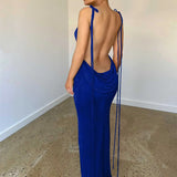 Orange Spaghetti Strap Slim