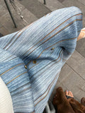 Fongt Folding 2025 Summer New Temperament Fashion With Daily Commute To Wear Exquisite Denim Button Half Skirt