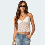 Fongt Sling On The Chest Bow T-Shirt To The Back Of The Body-Renovation Perspective Sexy Striped Backwear 2025 New Spring
