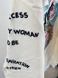 Embroidered Sweatshirts Women 2023 Spring Autumn Clothing Casual Loose Hooded Sweatshirt Tops Female Fashion