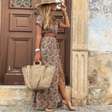 Hot Style Hot Selling Women's Fashion Bohemian Style V-Outfit