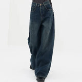 Vintage 90's Blue Wash Baggy Boyfriend Jeans-Outfit