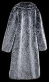 Fongt Fur Coat Plus Long Women's Imitation Fox Fur Coat Two-Color Coat To Keep Warm Winter Fur Coat
