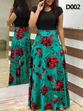 Dot Print Patchwork Long