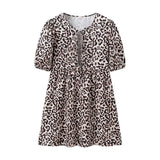 Fongt New Women's Wear T-Shirt Style In The Long-Term Solid Shirt Dress Retro