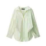 Fongt Striped Shirt Tops Casual Shorts Set 2025458 6929435 3152439