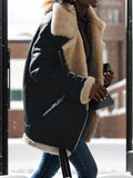 Fongt Locomotive Lint Lamb Wool Coat Women's Collar Fur Coat Autumn And Winter Women's Coat