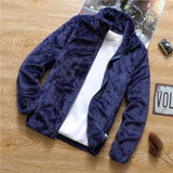 Velvet Thick Coat Men's Spring Winter Korean Version Loose 2022 New Men's Youth Casual Fleece Jacket Male Oversized