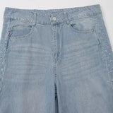 Fongt Homemade New Women's Classic Slenipe Embroidered High-Rise Easier 6147119