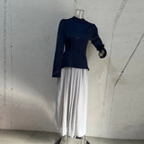 Fongt Fashion Style In The Autumn Of 2025, Two Long Dresses For The Design Of The Belt