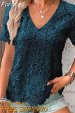 Lace Blouse Women Fashion Short Sleeve Summer Sweet Hollow Out White Shirt Women Tops Casual Loose Clothing Blusas