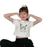 Fongt Sister Wear Short Short-Sleeved T-Shirt Female 2024 Summer New Korean Version Of The Student