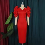 Fongt Hollow Slamwn Folding High-Waisted Banquet Event Evening Dress Dress Girl Dress