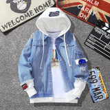 New Spring Autumn Hooded Denim Jacket Women Hip Hop Jeans Coat Female Jean Jacket Casual Bomber Streetwea Jacket