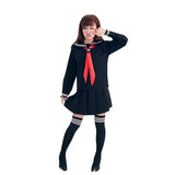 Performance Suit Mariner Suit Female Long-Sleeved College Class Uniform 100-Fold Skirt Soft Sister Suit Two Sets Of JK