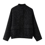 Fongt Homemade New Women's Classic Fashion Fashion Ocean Slid Jacket Jacket