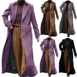 Fongt Autumn And Winter Hairs, Which Lengthn The Coat Man Thicker, The Double Buckle Wind Coat