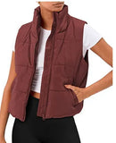Fongt New Fashion Zipper Pocket Short Cotton Cotton Vest