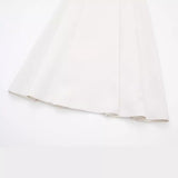 New Spring Style Wide-Pleated Zipper Fashionable Bucket Cover Skirt 4043040-Outfit