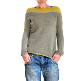 Fongt Sweater Women's Wish Hot Selling Round Collar Color Loose Fashion Knitted Shirt