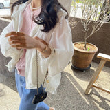 Summer Wear New Sunscreen Clothing Loose All-Hats Casual Short Coat Women's Long-Sleeved Light Sunscreen Dress-Outfit