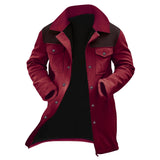 Fongt Autumn And Winter Men's Coat Velvet Jacket Multi-Pocket Coat 11-Colored Dorma
