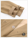 Spring Fall Long Trench Jackets Korean Casual Double Breasted Gabardina Coats Women Loose Windbreaker Abrigos