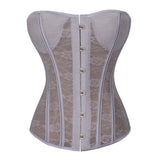 Fongt Yarn Waist Court Girded Bodywear Glue Bone Tective Brae Lace