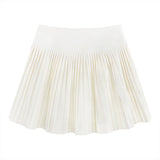 Fongt Wind Small Sweet Hundred Folded Skirt Women Spring And Summer 2025 New High-Rise Thin Anti-Walking Short Skirt