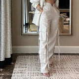 Fongt Summer New Fashion Street Hottie Solid Color Casual Top Suit