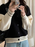Style Lazy Knitted Sweater Women's Autumn New Loose Casual Sweater Cardigan Jacket-Outfit
