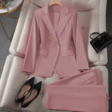 Fongt Suit Retro Coat Stylish 2025 Spring And Autumn Women's Korean Edition Casual Design Serie Swear Set