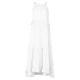 Fongt Hot New Summer Women's New Temperament Long Drag Skirt Skirt Dress Dress