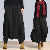Linen Harem Pants Baggy