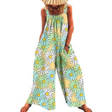 Summer Large Printed Loose Wide Leg