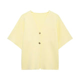 Fongt New Flat-Sleeve V-Neck Sports Knitwear Jacket 4192101