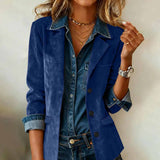 Fongt Shein Autumn And Winter Western Wind Imitation Leather Taut Locomotive Jacket Jacket