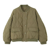 Fongt New Cotton Suit Loose Quilting Bomber Jacket Jacket 4088246