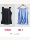 Women's Blouses Cotton and Linen Sleeveless Tops Shirt Female O Neck Summer Solid Green Tunic Blouse Basic